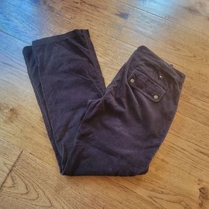 Tommy Bahama Corduroy Straight Leg Sz 8 Brown Pants Like-New
